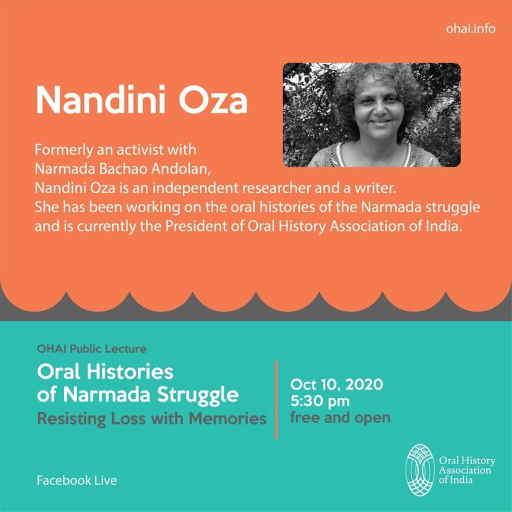 3. Public lecture organised by Oral History Association of India.