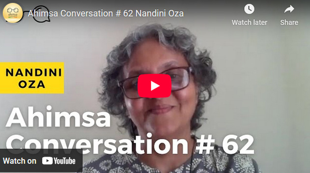 2. Conversation with Rajni Baxi, Language-English, as part of Ahimsa Conversation.